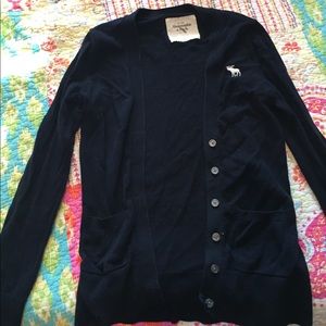 Navy cardigan